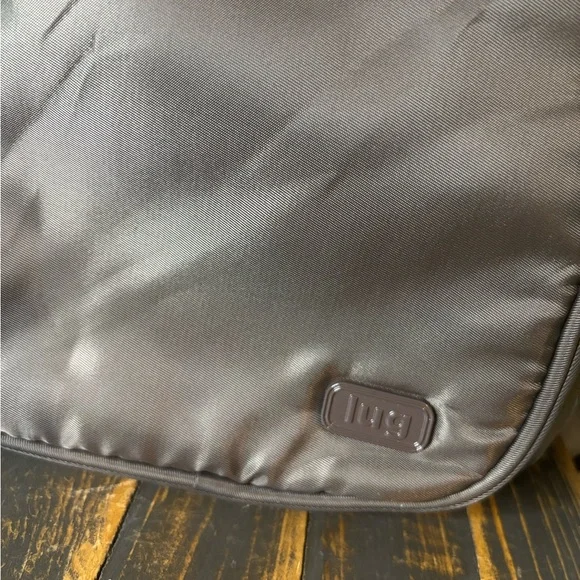 NWT Lug Gray PJ Duffel Canvas Overnight Bag